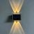 Aplica LED Exterior Solaris, 4 Surse de lumina, Lumina Calda, Negru ModernLight Concept