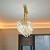 Candelabru Cristal WINDSOR Regalis 10x E14, Diametru 85cm, Auriu Lucios, Inaltime Reglabila ModernLight Concept
