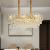 Candelabru Cristal WINDSOR Regalis 10x E14, Diametru 85cm, Auriu Lucios, Inaltime Reglabila ModernLight Concept