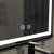 Oglinda LED Rectangulara 60x90cm Edge LUMINOUS Touch Sistem Dezaburire, Rama Neagra ModernLight Concept