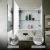 Dulap Theresa Cu Oglinda LED DBP126 100x70 Gri ModernLight Concept