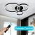 Lustra LED cu telecomanda LT511/30+40+50BK, 94W, 3 Cercuri, lumina Rece/Calda/Neutra, Dimabila, Negru ModernLight Concept