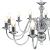 Candelabru, argintiu, 12 becuri x E14 GartenMobel Dekor