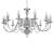 Candelabru, argintiu, 12 becuri x E14 GartenMobel Dekor