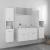 Set mobilier de baie, alb, lemn prelucrat GartenMobel Dekor