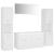 Set mobilier de baie, alb, lemn prelucrat GartenMobel Dekor