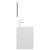 Set mobilier de baie, alb extralucios, lemn prelucrat GartenMobel Dekor