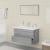Set de mobilier de baie, gri sonoma, lemn prelucrat GartenMobel Dekor