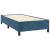 Pat box spring cu saltea, albastru închis, 80x200 cm, catifea GartenMobel Dekor