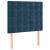 Pat box spring cu saltea, albastru închis, 80x200 cm, catifea GartenMobel Dekor