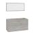 Set mobilier de baie, 3 piese, gri beton GartenMobel Dekor