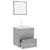 Set de mobilier de baie, gri sonoma, lemn prelucrat GartenMobel Dekor