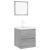 Set de mobilier de baie, gri sonoma, lemn prelucrat GartenMobel Dekor