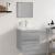 Set de mobilier de baie, gri sonoma, lemn prelucrat GartenMobel Dekor