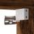 Set mobilier de baie, 2 piese, stejar fumuriu, lemn prelucrat GartenMobel Dekor