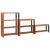 Raft pentru cărți 3 pcs Maro 80 x 30 x 110 cm GartenMobel Dekor