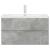 Set mobilier de baie, 2 piese, gri beton, lemn compozit GartenMobel Dekor