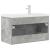 Set mobilier de baie, 2 piese, gri beton, lemn compozit GartenMobel Dekor
