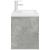 Set mobilier de baie, 2 piese, gri beton, lemn compozit GartenMobel Dekor