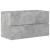 Set mobilier de baie, 2 piese, gri beton, lemn compozit GartenMobel Dekor