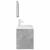 Set mobilier de baie, 3 piese, gri beton, lemn compozit GartenMobel Dekor
