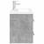 Set mobilier de baie, 2 piese, gri beton, lemn compozit GartenMobel Dekor