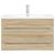 Set mobilier de baie, 2 piese, stejar sonoma, lemn prelucrat GartenMobel Dekor