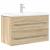 Set mobilier de baie, 2 piese, stejar sonoma, lemn prelucrat GartenMobel Dekor