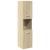 Set mobilier de baie, 4 piese, stejar sonoma, lemn prelucrat GartenMobel Dekor