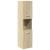 Set mobilier de baie, 5 piese, stejar sonoma, lemn prelucrat GartenMobel Dekor