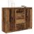 Bufetă cu sertare Lemn vechi 100,5x35x76 cm Lemn prelucrat GartenMobel Dekor