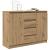 Bufetă cu sertare Stejar Artisan 100,5x35x76 cm Lemn prelucrat GartenMobel Dekor