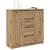 Bufetă cu sertare Stejar Artisan 100,5x35x98,5cm Lemn prelucrat GartenMobel Dekor