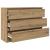 Bufetă Stejar Artisan 100x35x76 cm Lemn prelucrat GartenMobel Dekor