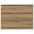 Bufetă Stejar Artisan 100x35x76 cm Lemn prelucrat GartenMobel Dekor