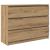 Bufetă Stejar Artisan 100x35x76 cm Lemn prelucrat GartenMobel Dekor