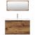 Set mobilier de baie, 3 piese, lemn vechi, lemn prelucrat GartenMobel Dekor
