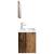 Set mobilier de baie, 3 piese, lemn vechi, lemn prelucrat GartenMobel Dekor