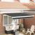 Cortina Retractabilă Antracit 300 x 250 cm GartenMobel Dekor