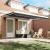 Cortina Retractabilă Portocalie și albă 350 x 250 cm GartenMobel Dekor