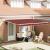 Cortina Retractabilă Manual Antracit 350 x 250 cm GartenMobel Dekor