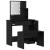 Set de Dressing Stejar negru 86.5 x 35 x 136 cm Lemn compozit GartenMobel Dekor