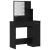 Set de Dressing Stejar negru 86.5 x 35 x 136 cm Lemn compozit GartenMobel Dekor