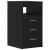 Birou cu sertar Stejar negru 140 x 50 x 76 cm Lemn compozit GartenMobel Dekor