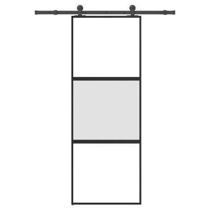 Ușă glisantă cu set de feronerie sticlă temperată și aluminiu GartenMobel Dekor