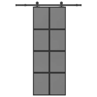 Ușă glisantă cu set de feronerie sticlă temperată și aluminiu GartenMobel Dekor