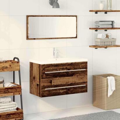 Dulap pentru Chiuveta de Baie Lemn vechi 80 x 38.5 x 48 cm GartenMobel Dekor