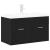 Dulap de chiuvetă Stejar negru 80 x 38.5 x 46 cm Lemn compozit GartenMobel Dekor