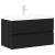 Dulap cu Chiuvetă Stejar negru 80 x 39 x 62 cm Lemn compozit GartenMobel Dekor