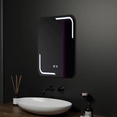 Oglinda LED Rectangulara, 50x70cm, Touch Ulrich, Sistem Dezaburire, Dimabila ModernLight Concept